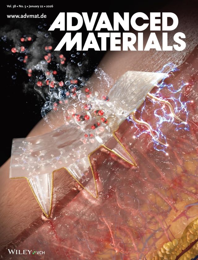 학술지 '어드밴스트 머티리얼스' 표지