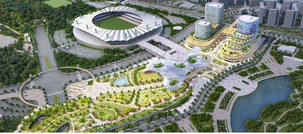 서울 마포농수산물시장 일대 복합화 민간투자사업 조감도