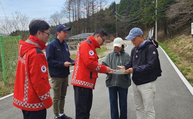 불법행위 계도 나선 최수천 동부산림청장