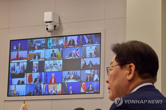 이재명 대통령, 호르무즈 해협 자유항행 관련 화상 정상회의 참석