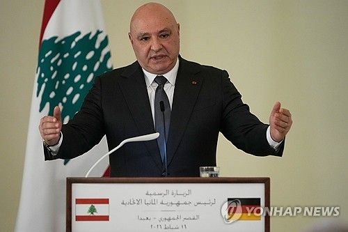 조셉 아운 레바논 대통령