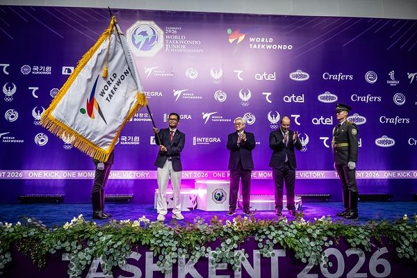 2028년 세계태권도청소년선수권대회 개최지 페루 리마로 넘겨진 대회 기.