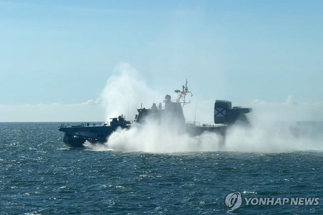 러시아 해군 상륙함 (기사 내용과 직접 관련 없음)