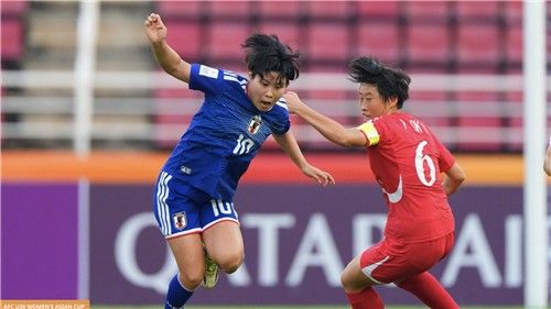 일본-북한 경기 장면