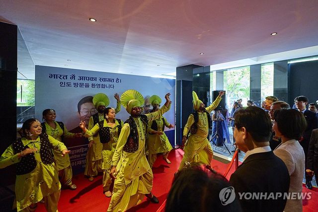 이재명 대통령, 인도 도착