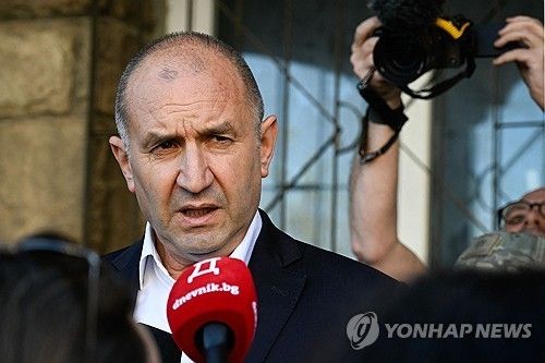 라데프 불가리아 전 대통령 [AFP 연합뉴스 자료사진. 재판매 및 DB 금지] 