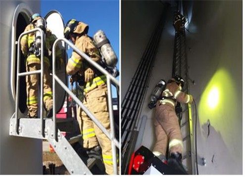 강원소방, 풍력발전 화재 대비 산불 대응 강화