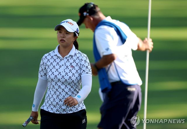 LA 챔피언십 3라운드에서 김세영의 모습