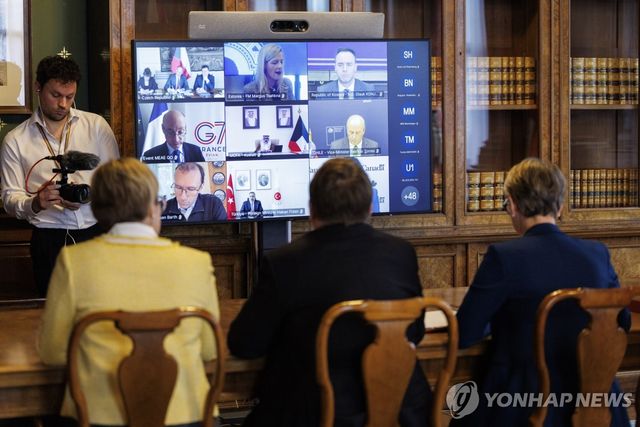 외무장관 화상회의