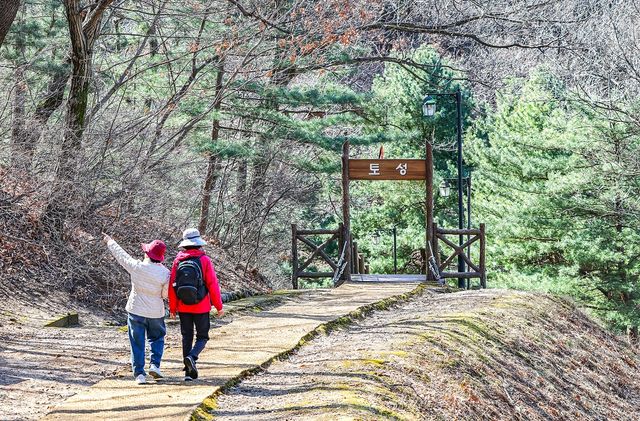 복원된 토성 위 길 [사진/임헌정 기자]
