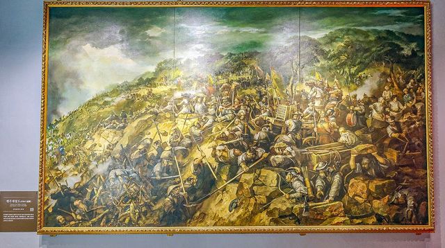 행주산성 대첩관에 전시된 행주대첩도 [사진/임헌정 기자]