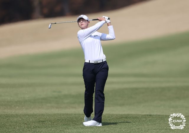 박성현의 더시에나 오픈 1라운드 경기 모습