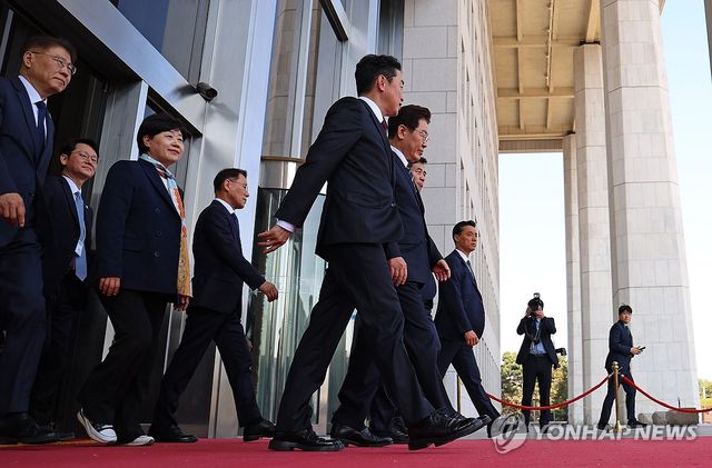 국회 시정연설 마친 이재명 대통령