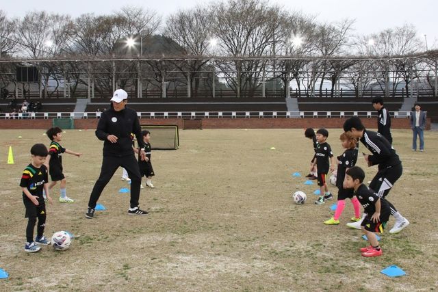 차범근 축구교실 훈련