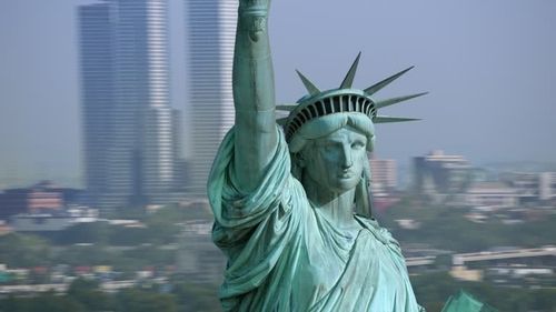 미국 '자유의 여신상' 모습