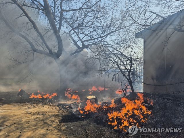 예산군 비닐하우스 화재