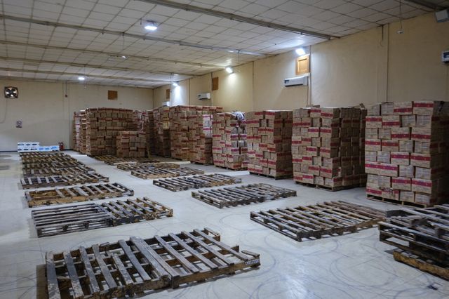 나이지리아 북동부 보르노주 국제구조위원회 의료 창고 내부