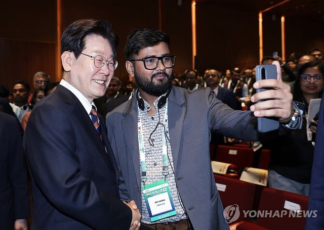 이재명 대통령, 한-인도 비즈니스 포럼 참석