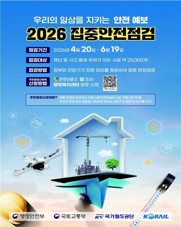 '2026년 철도분야 집중 안전점검'