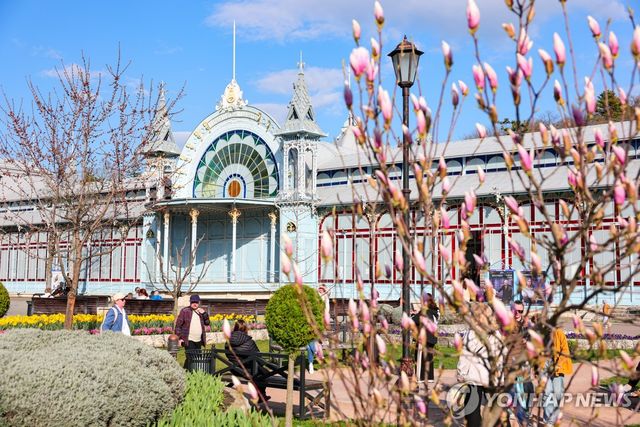 러시아 스타브로폴 퍄티그로스크 지역의 한 공원