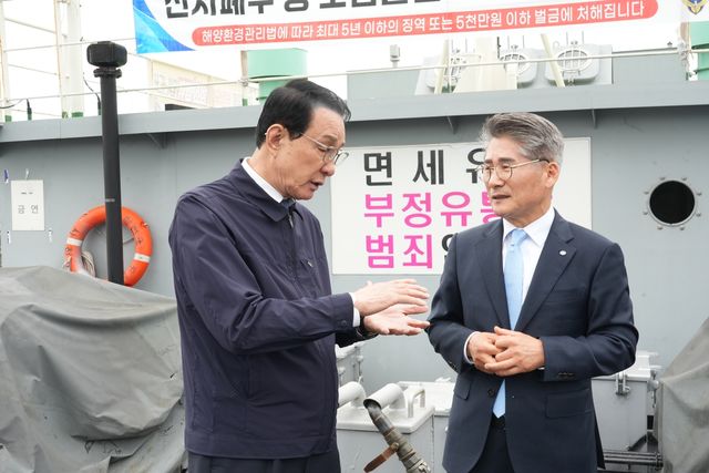 노동진 수협중앙회장, 면세유 수급 상황 점검