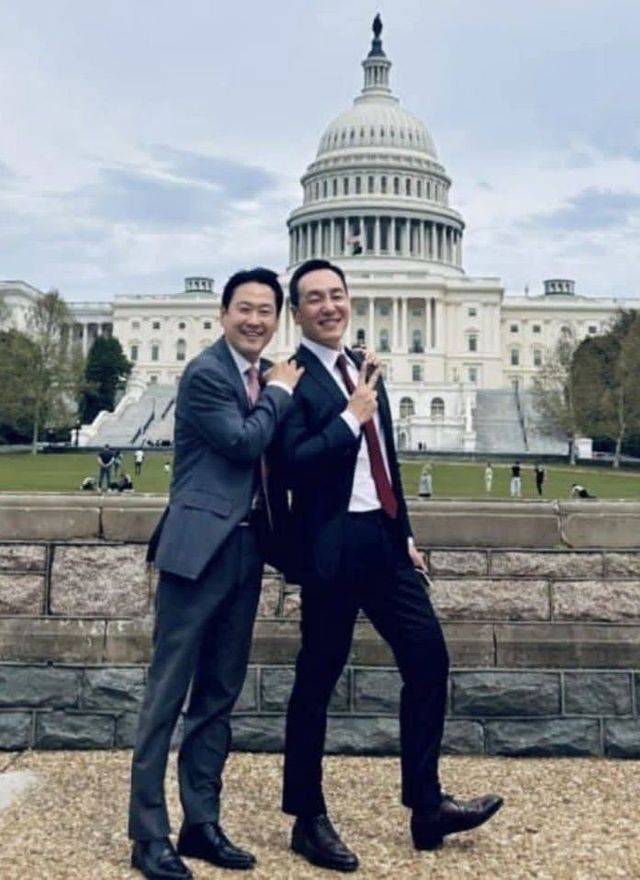 국민의힘 장동혁 대표와 김민수 최고위원