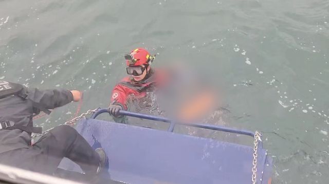 태안 마검포항 해상에서 숨진 채 발견된 실종자