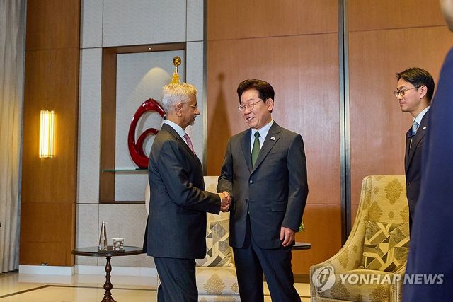 이재명 대통령, 인도 외무장관 접견