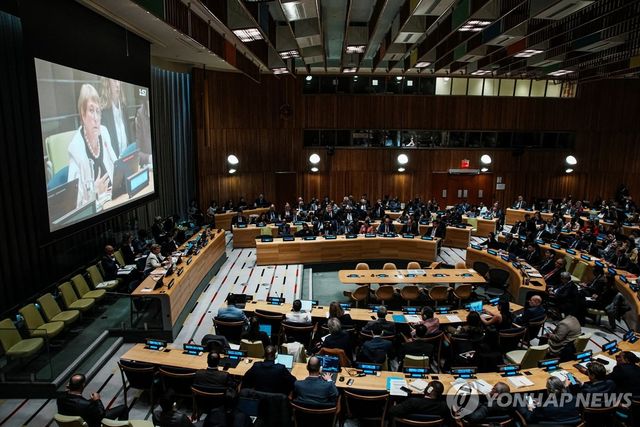 21일(현지시간) 뉴욕 유엔본부에서 열린 차기 사무총장 공개 청문회