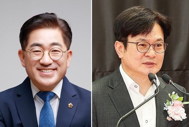 김포시장 후보. 민주당 이기형(왼쪽) 후보와 국민의힘 김병수 후보.