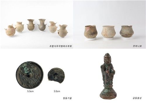 창원 다호리 고분군 발굴조사서 출토된 유물들