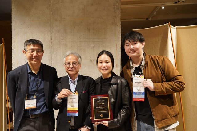 KIST 곽소나 선임연구원(왼쪽 3번째), ACM SIGCHI 국제학회 공로상 수상