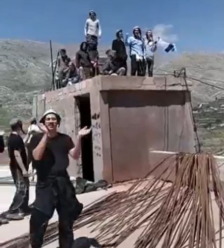 시리아 국경을 무단 침범한 유대인 정착촌 활동가들