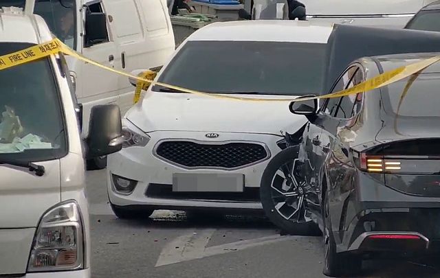 사고가 난 차량