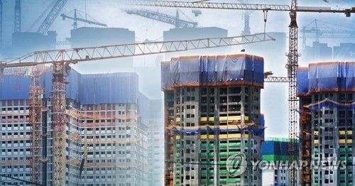 아파트 공사 현장 (CG)