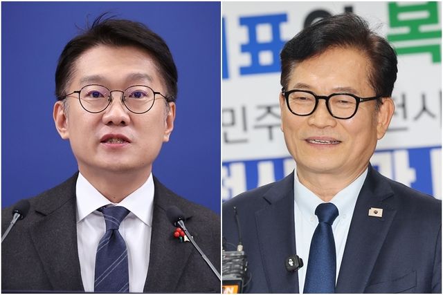 與 인천 보궐선거 계양을 김남준(왼쪽)·연수갑 송영길