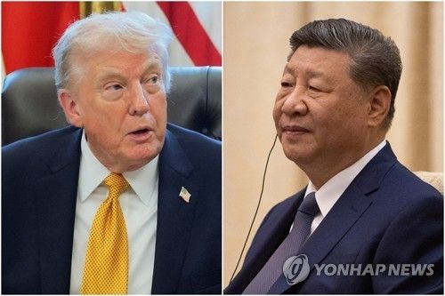트럼프 미국 대통령(왼쪽)과 시진핑 중국 국가주석
