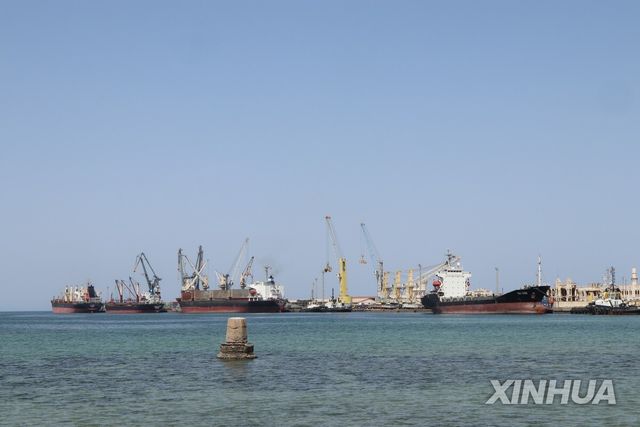 에리트레아의 홍해 항구 