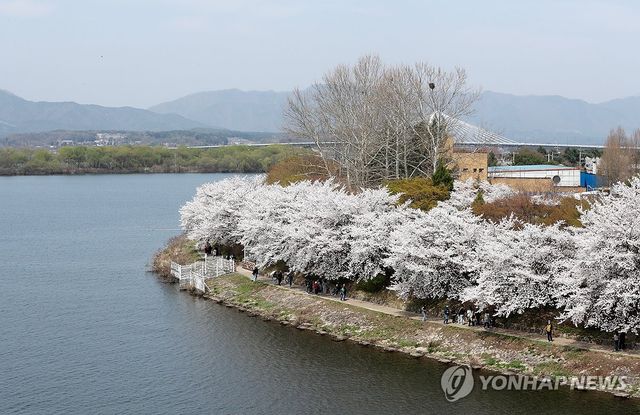 공지천 의암호 일대