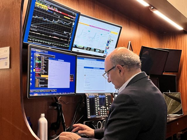 미국 뉴욕증권거래소(NYSE) 트레이더