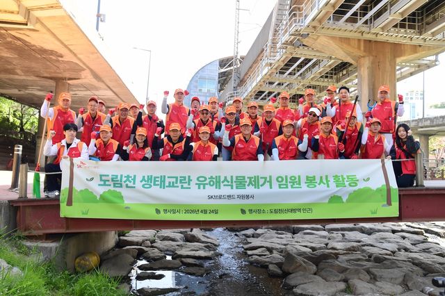 SK브로드밴드 환경 정화 봉사활동