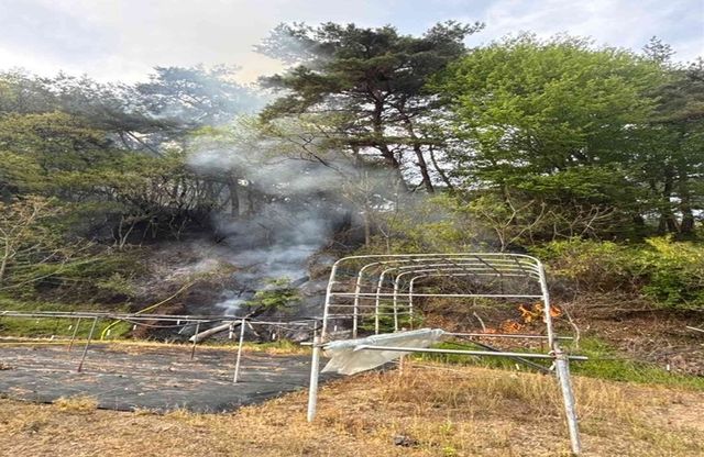 순창 한 야산서 불