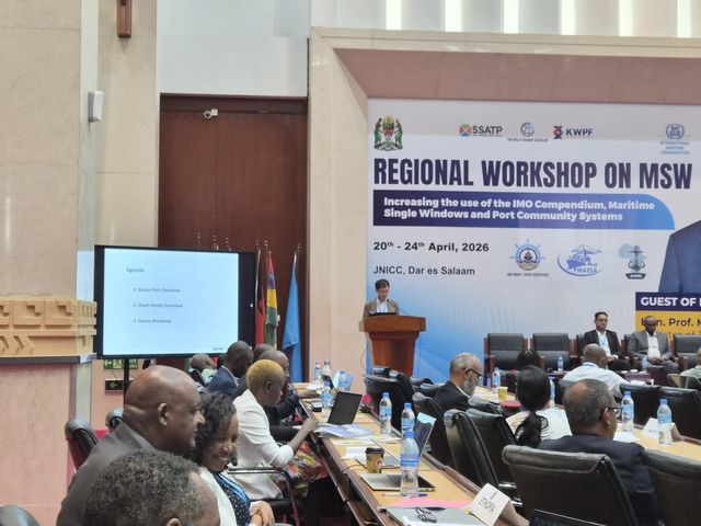 아프리카 항만커뮤니티시스템 워크숍 모습