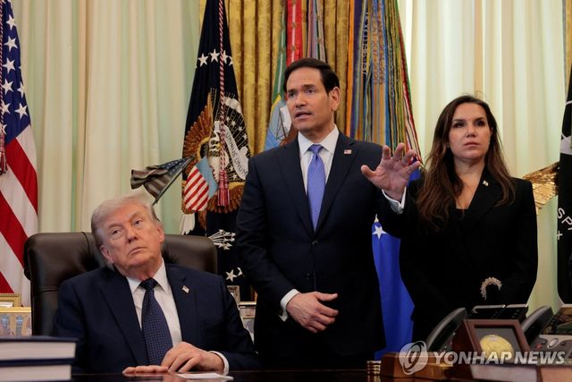 트럼프 대통령과 루비오 장관