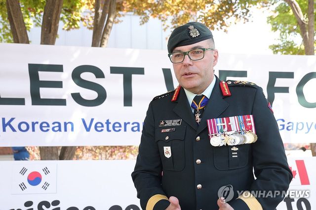 가평 찾은 라이트 캐나다 육군사령관