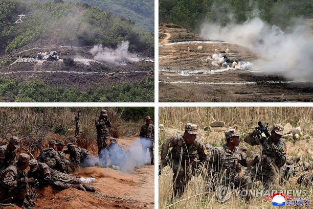 김정은, '빨치산 창건일'에 포사격경기 참관