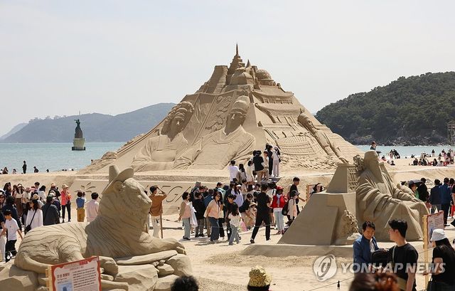 지난해 해운대 모래 축제 모습