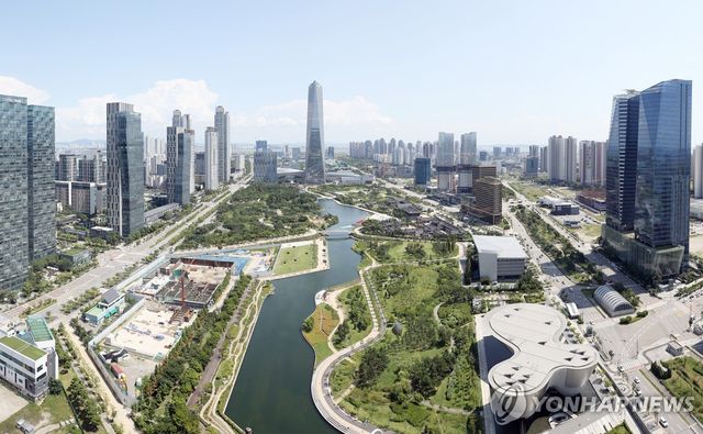 인천 송도국제도시 전경