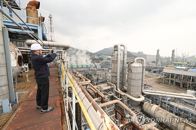 가동 중인 여수 여천NCC '나프타 가공설비'