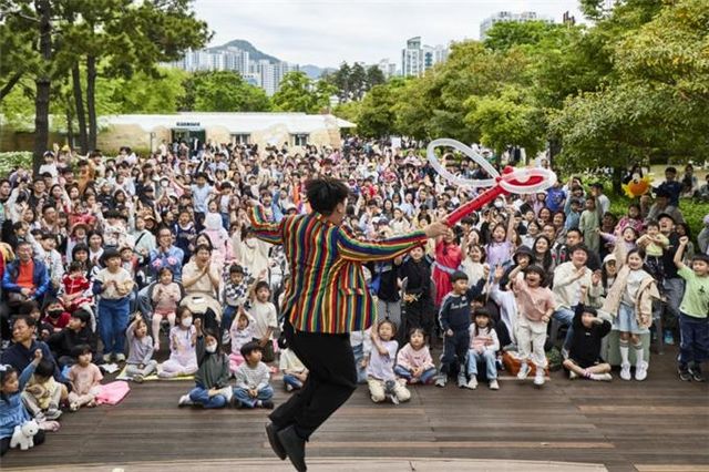 지난해 부산시민공원 어린이날 문화한마당